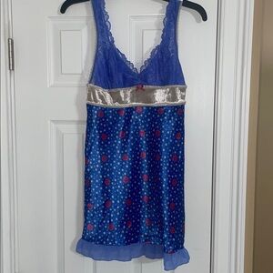 Free people City Lights Mini Slip (blue)